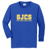 Performance PE T Shirt with SJCS Logo - Long Sleeve