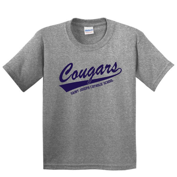 Performance T Shirt with Cougars Logo - Short Sleeve