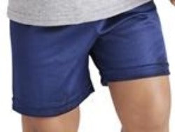 Toddler Navy Blue Mesh Shorts with SJCS Block Logo